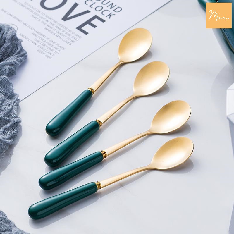 Bộ cốc sứ đựng thìa dĩa - OD6