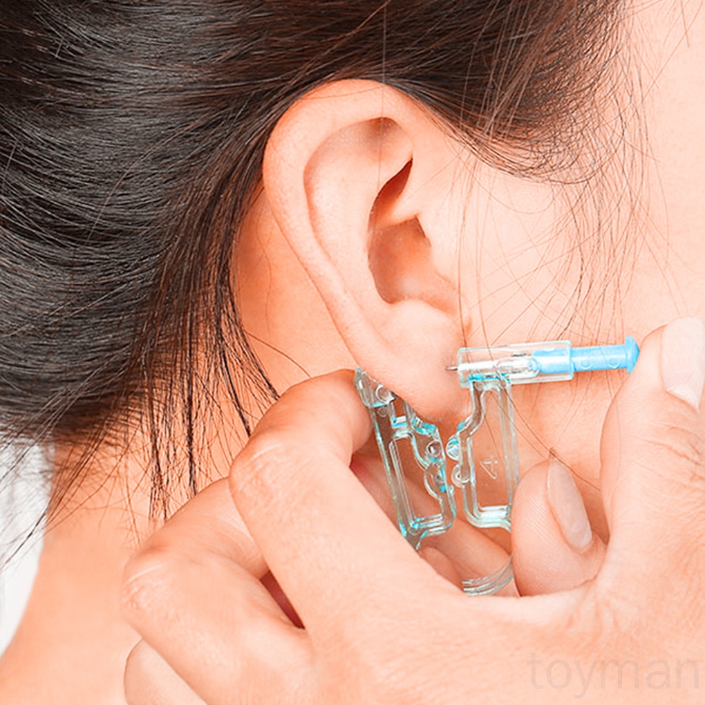 Dụng Cụ Bấm Lỗ Tai An Toàn Cho Sức Khỏe Tiện Dụng Bộ Dụng Cụ Bấm Lỗ Xỏ Khuyên Tai An Toàn