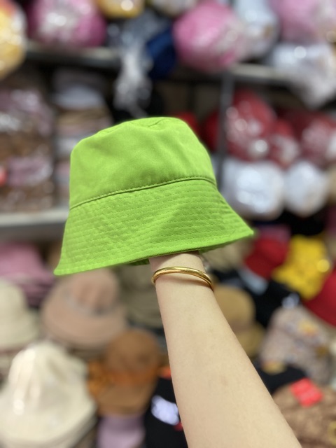 NÓN BUCKET TAI BÈO VÀNH CỤP NHIỀU MÀU THỜI TRANG