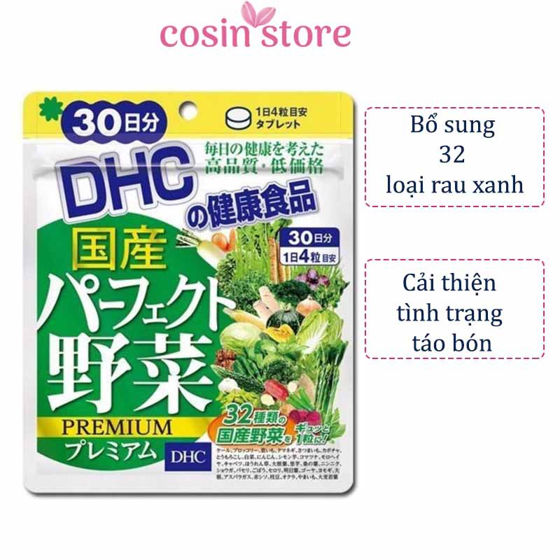 Viên uống DHC Rau Củ Quả Tổng hợp Premium 120 Viên 30 Ngày Dùng | BigBuy360 - bigbuy360.vn