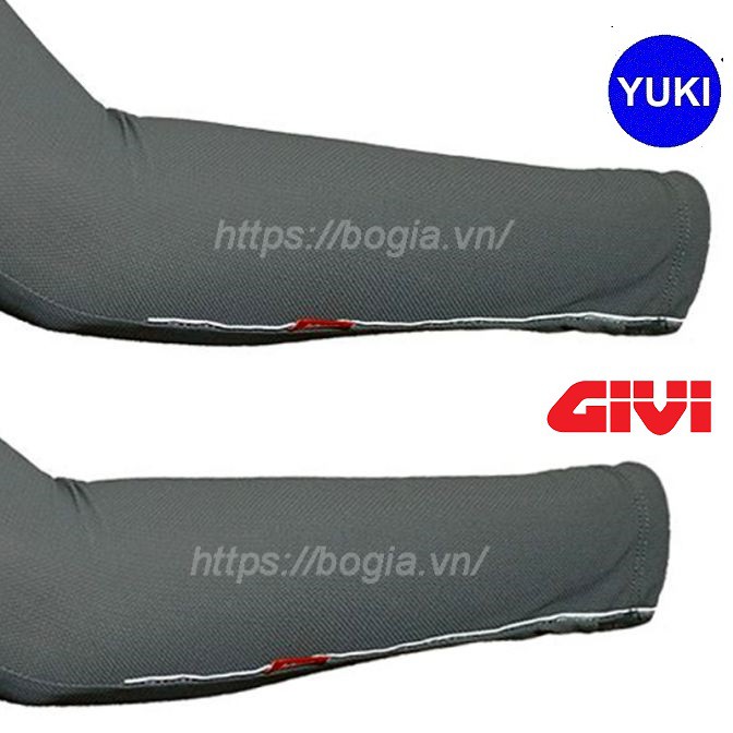 Bao Cánh Tay Chống Nắng Givi Basic Armsox Dark Grey BS02DG YUKI MISE Phân Phối Chính Hãng💯