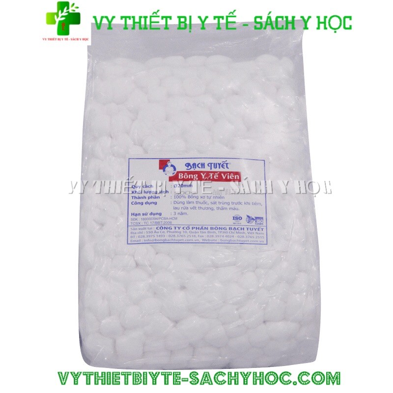 Bông viên Bạch tuyết 500g