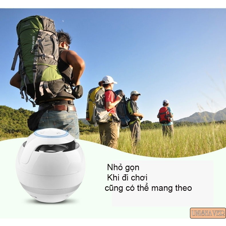 Loa Trứng Bluetooth 360 - Model GS009 có đèn led -dc2282