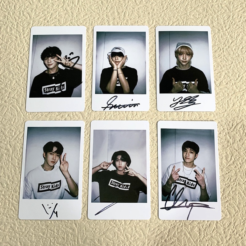 Set 7 tấm thẻ ảnh lomo card nhóm nhạc Kpop STRAY KIDS