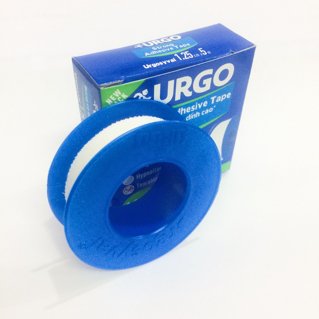 BĂNG KEO LỤA CÓ ĐỘ DÍNH CAO URGO SYVAL (1.25CM X 5M)