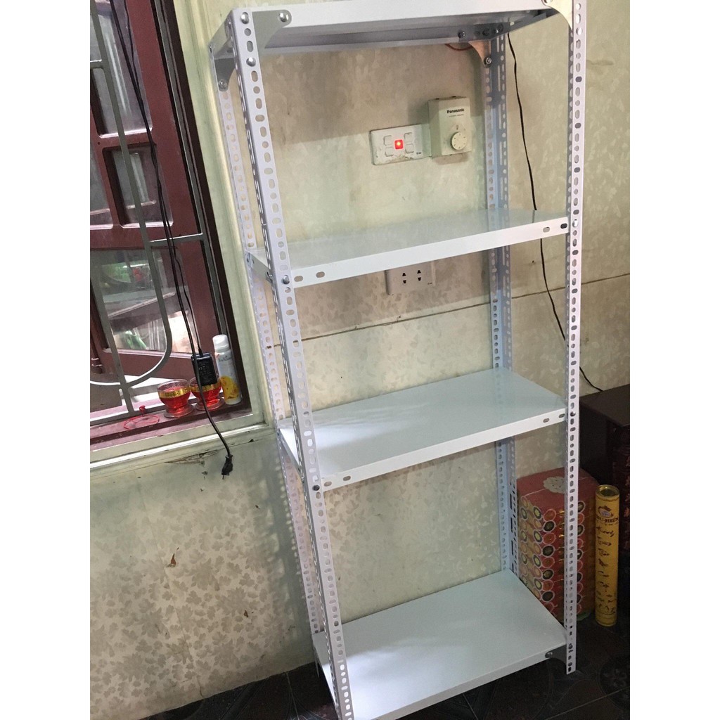Kệ sắt V lỗ 3,4,5 tầng dài 60 rộng 30 giá rẻ