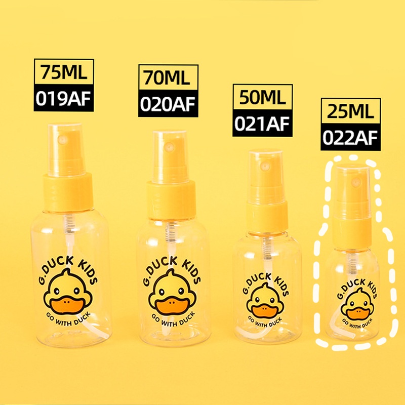 Chai rỗng xịt phun sương chiết cồn mang đi du lịch mini