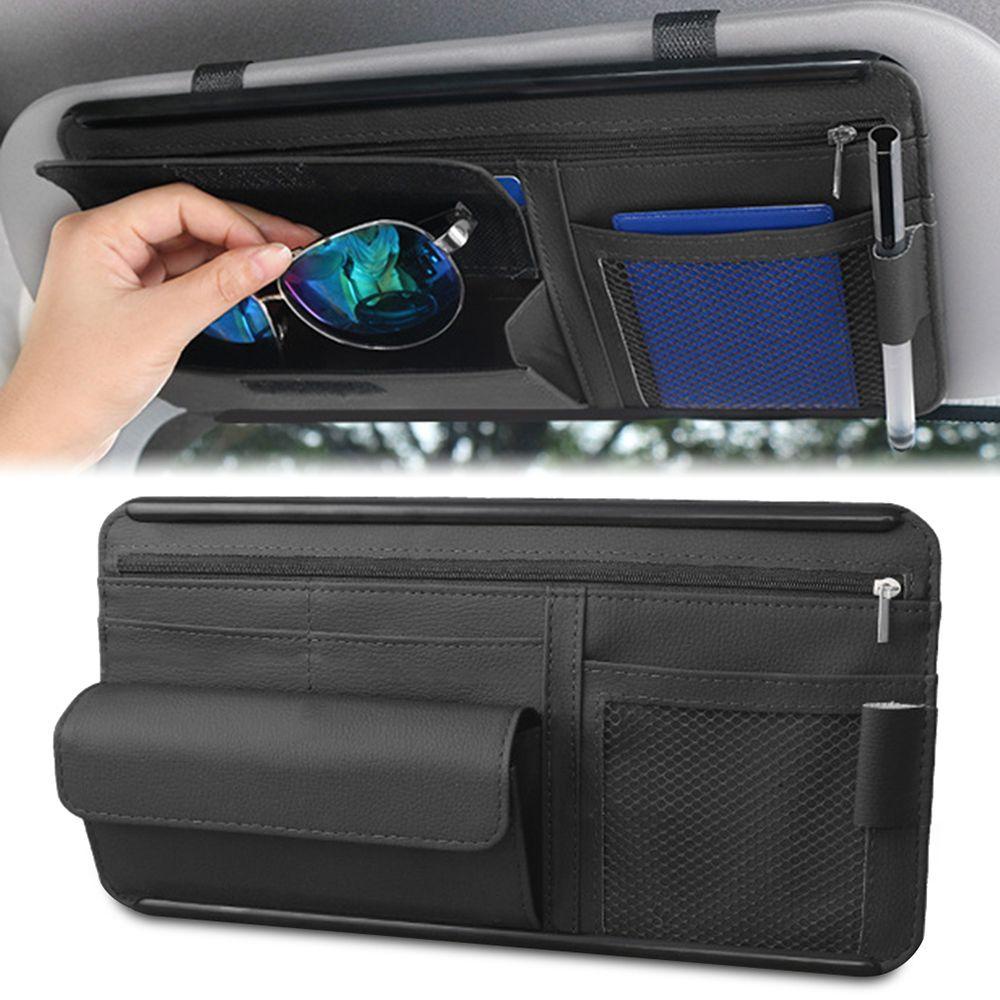 MYRONGVN Túi Đựng Thẻ Kẹp Tấm Che Nắng Đa Năng Sắp Xếp Gọn Gàng