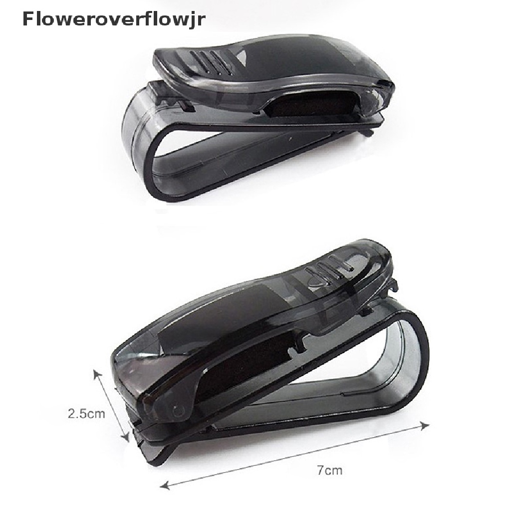 Giá Đỡ Mắt Kính / Bút / Mắt Kính Gắn Tấm Che Nắng Xe Hơi Bằng Abs Tiện Dụng