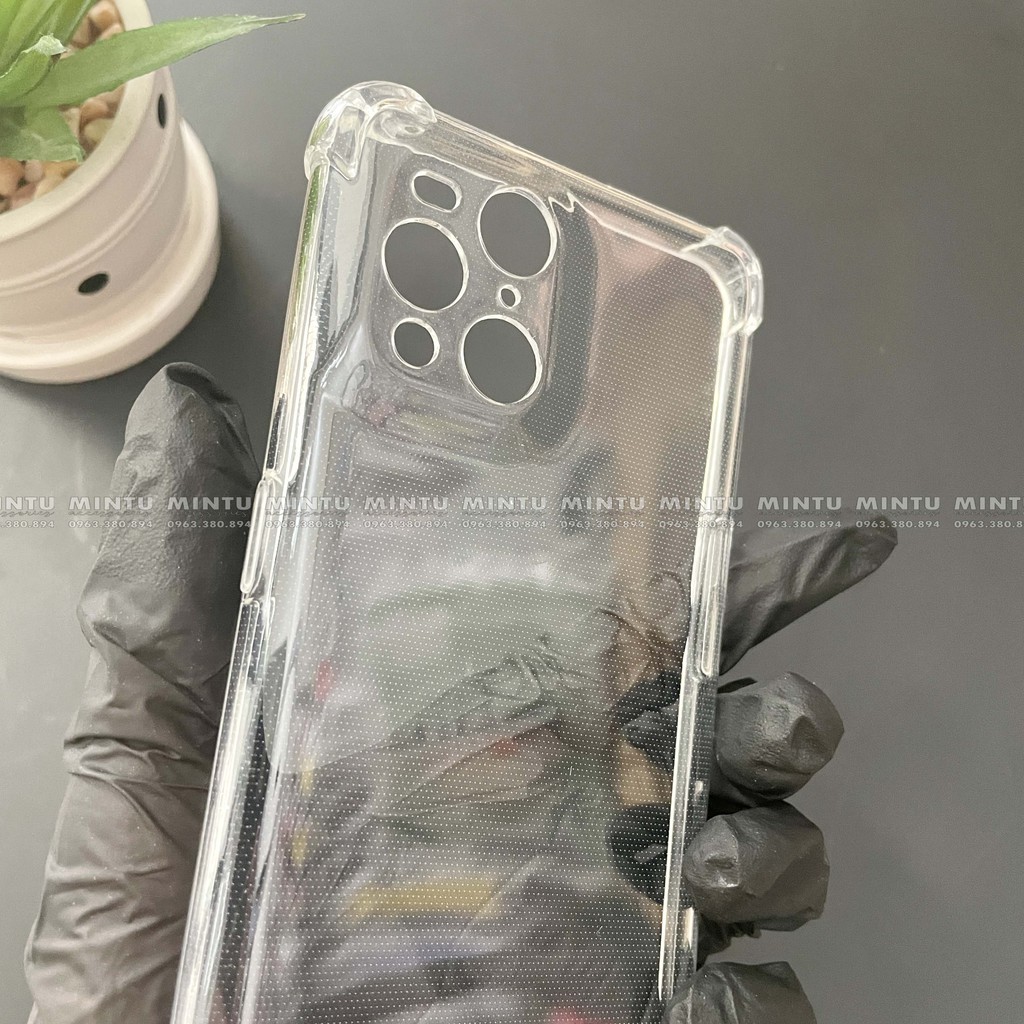 Ốp Oppo Find X3 Pro - Loại trong suốt chống sốc bảo vệ camera