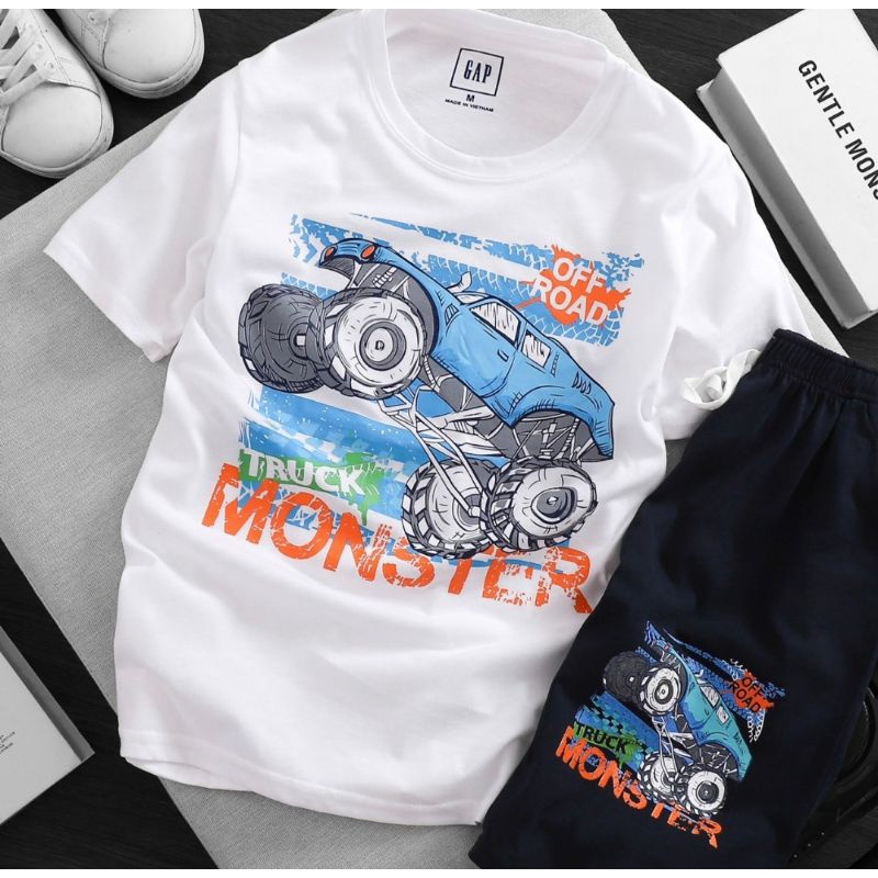 Bộ Cộc Tay bé trai size đại cotton xuất dư chất đẹp co dãn thoải mái