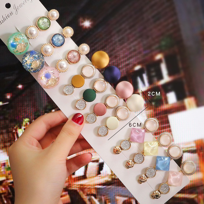 Kẹp tóc Hàn Quốc nhiều màu vintage No09 Concept, cặp tóc hot trend CT011