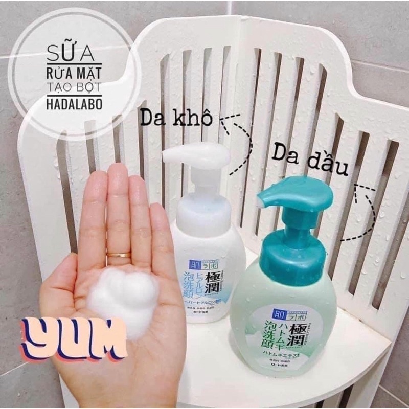 Sữa rửa mặt tạo bọt Hada labo