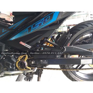 GÁC CHÂN Z1000 cho EX150 - hàng loại 1 nhôm dầy - caoducracing
