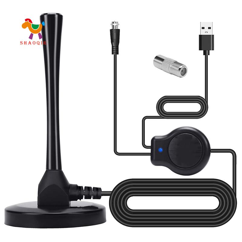 Anten TV kỹ thuật số trong nhà khuếch đại 150 dặm hỗ trợ 4K 1080P HDTV