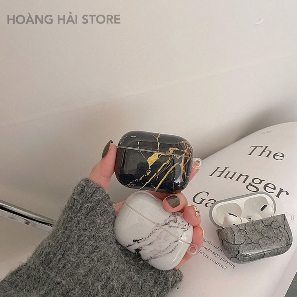 BAO CASE VỎ ỐP AIRPODS 1, AIRPODS 2, AIRPODS PRO HOẠ TIẾT VÂN ĐÁ CẨM THẠCH SIÊU SANG