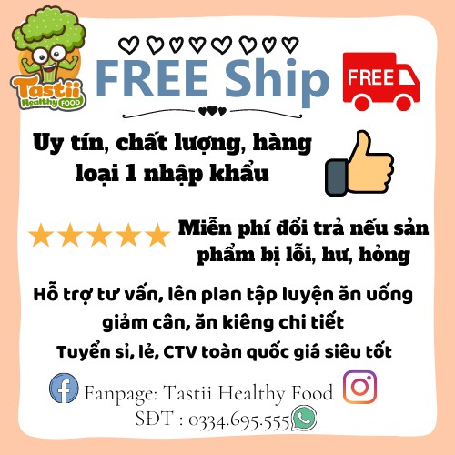 Ngũ cốc Tastii mix nuts tổng hợp mix 11 loại hạt và trái cây nhập khẩu loại 1 nguyên vẹn nguyên vị ăn kiêng giảm cân