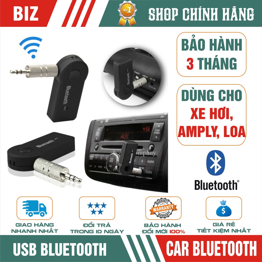 USB Bluetooth dùng cho xe hơi, loa, amply - Car Bluetooth
