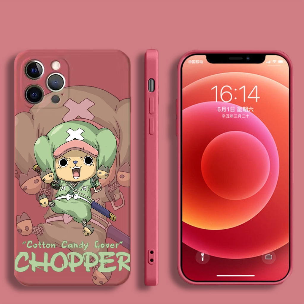 Ốp Điện Thoại Silicone Chống Sốc In Hình One Piece Chopper Cho iPhone 13 / 12 / 11