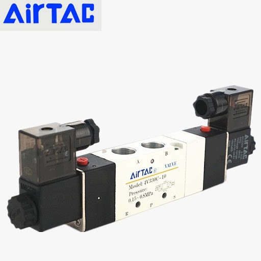 Van điện từ 4V230-08 khí nén  AC220V DC24V giá sỉ