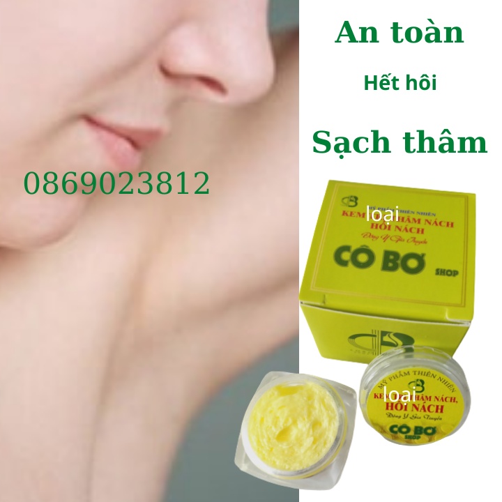 Kem khử thâm nách hôi nách Cô Bơ chiết xuất 100% từ thiên nhiên , an toàn cho cả bà bầu và mẹ bỉm sữa