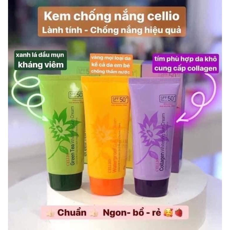 Kem Chống Nắng CELLIO SPF 50PA+++