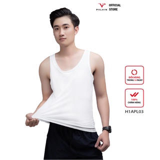 Áo ba lỗ PALVIN, dáng ôm vừa, cotton mềm mịn , mặc lót mặc phối - H1ABL01