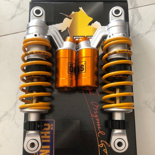 Phuộc OHLINS Bình Dầu Ty Vàng 16 Chuẩn Xịn 1.1 Nhập Gắn Sirius Wave Dream Cub Galaxy...