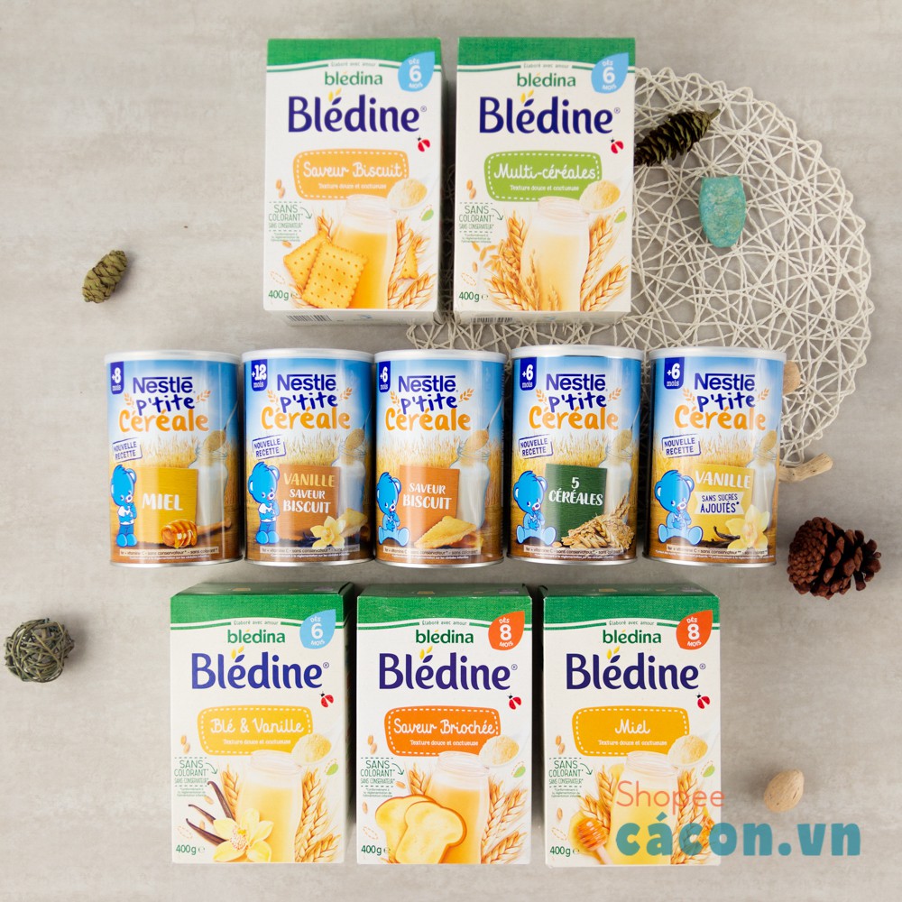 Bột lắc sữa đêm Bledine Bledina Pháp cho bé từ 6 tháng - bột pha sữa đêm Nestle cho bé