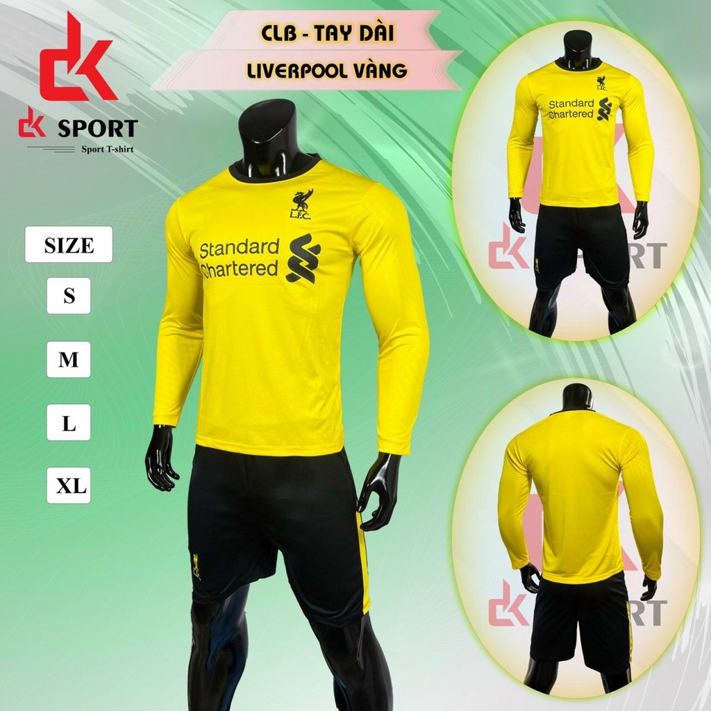 Áo bóng đá in tên tay dài bộ quần áo đá bóng nam Livepoo BIBI SPORT đồ thể thao trẻ em thun lạnh mẫu mới nhất 2021-2022