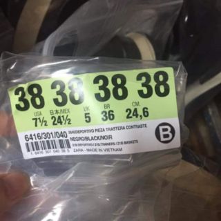 Giầy xuất size 40
