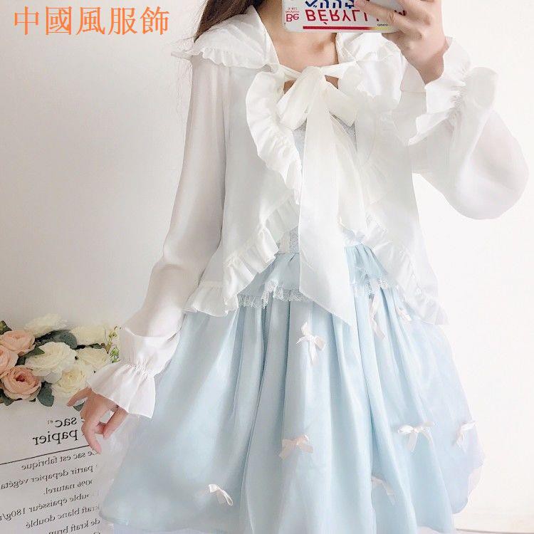 Đầm Voan Có Mũ Phong Cách Lolita Xinh Xắn Cho Nữ