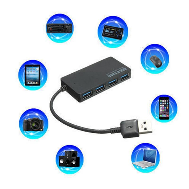 SPEEDS Bộ Chia 4 Cổng Usb 3.0 Tốc Độ Cao 5gbps