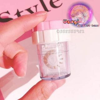 Dụng cụ vệ sinh kính áp tròng: CỐC RỬA LENS ( Usagi contact lens) Korea