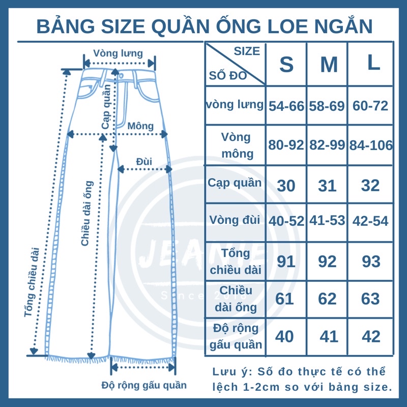 [Mã FAMARAL2 giảm 10K đơn 50K] Quần jean ống loe JEANIE, quần bò ống loe lưng cao co giãn 4 chiều hàng VNXK cao cấp