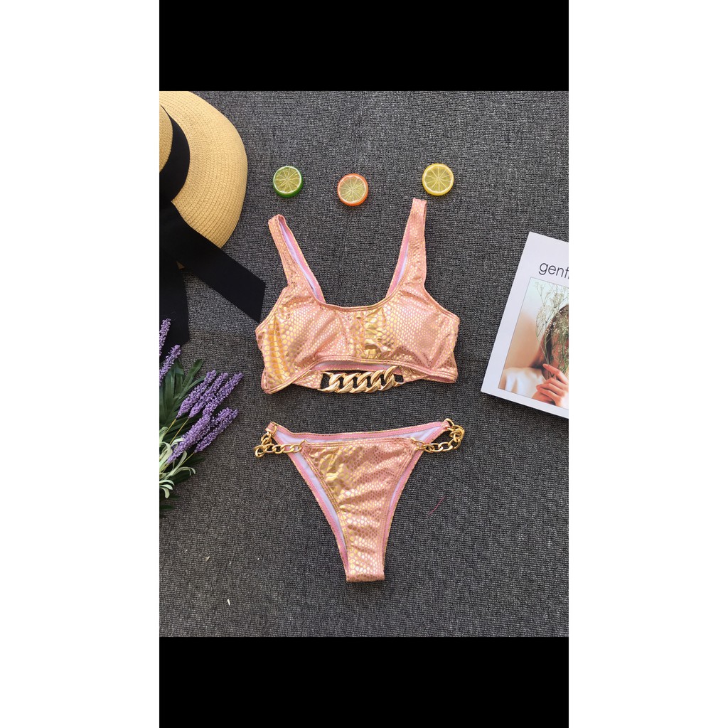 Bikini vảy cá phối xích cá tính ( kèm hình thật)