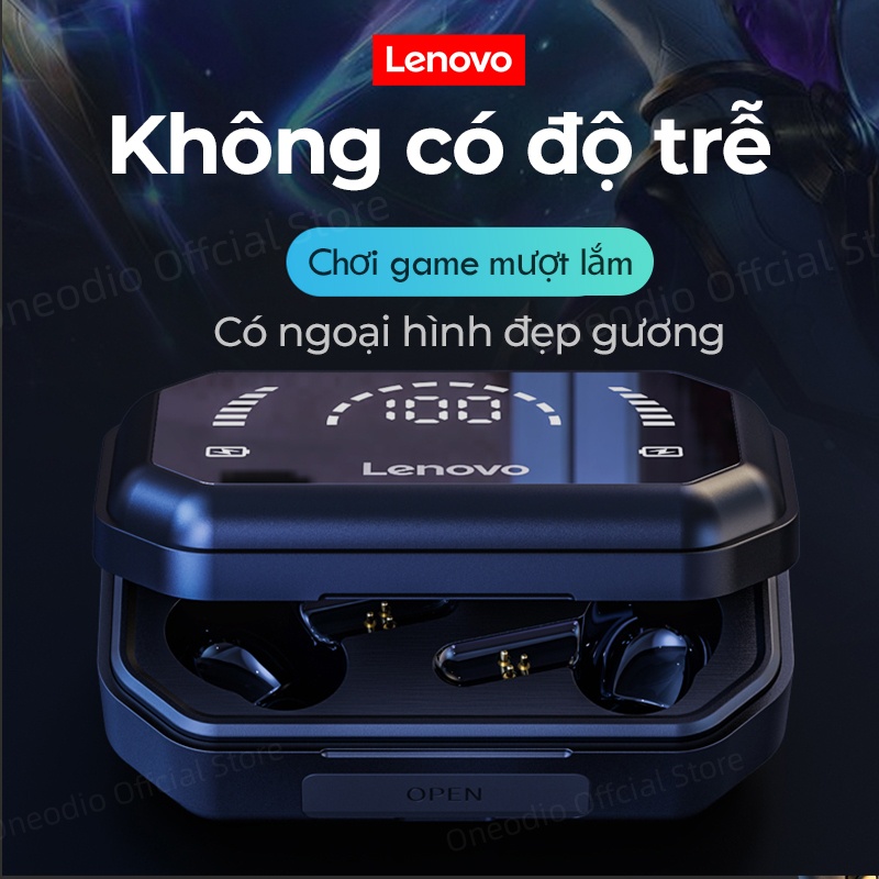 Tai Nghe Bluetooth 5.3 Không Dây Có Micro 9D LED Tai nghe Chơi Game Lenovo LP3PRO Chính hãng Chống ồn