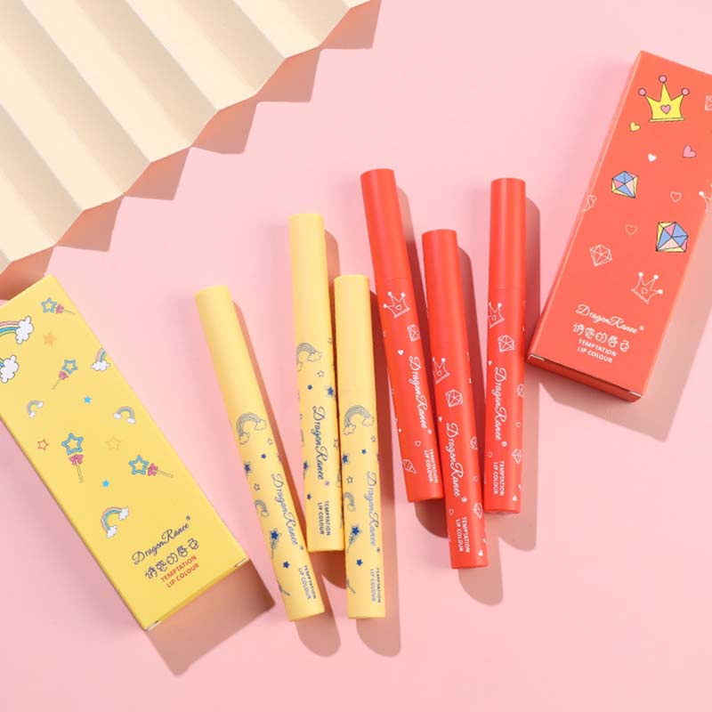 Bộ Ba Son Môi Dạng Bút Chì Màu Nhung Lì Tiện Lợi JP5