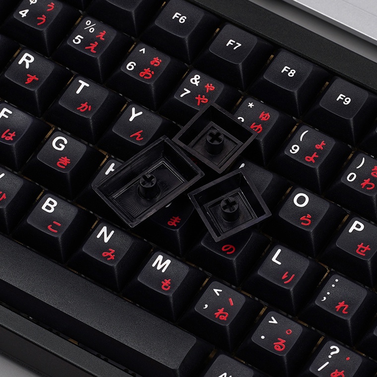 Keycap dsa font chữ nhật đỏ PBT nút bàn phím cơ