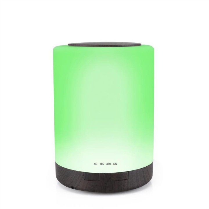 Thiết bị khuếch tán tinh dầu Aroma AM004D – Thiết kế ống trụ tròn cao – Dung tích 400ml - Led 7 màu – Bảo hành 1 năm