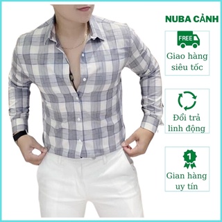 Áo sơ mi lụa nam dài tay hàn quốc cao cấp đẹp giá rẻ  AT 43
