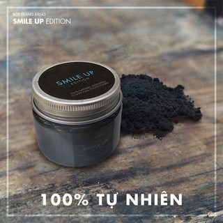GIẢM (FreeShip) Bột Trắng Răng Smile Up - Bột Trắng Răng Than Hoạt Tính