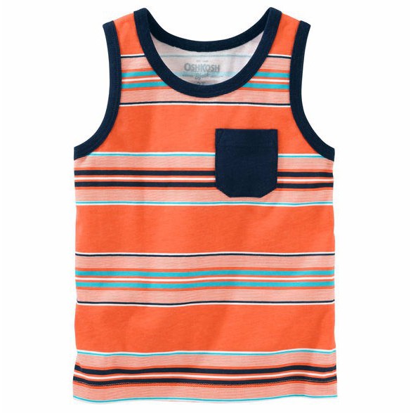 Áo thun sát nách Oshkosh cho bé trai 6m-14T AT160K