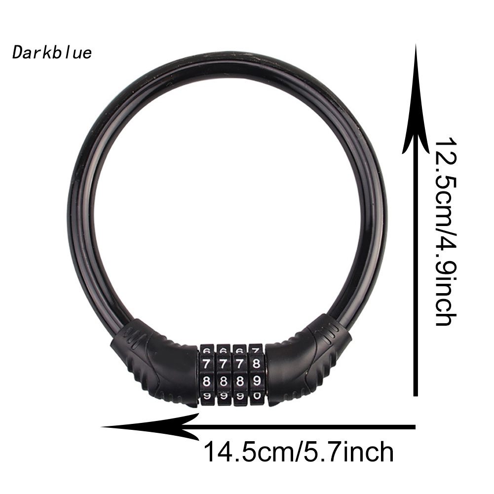 Dây khóa xe đạp mật khẩu 4 số