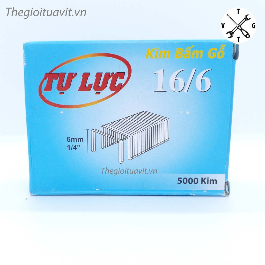 Hộp 5000 cái kim bấm gỗ Tự Lực, đạn ghim cho kìm bắn gỗ cầm tay 16/6 16/8