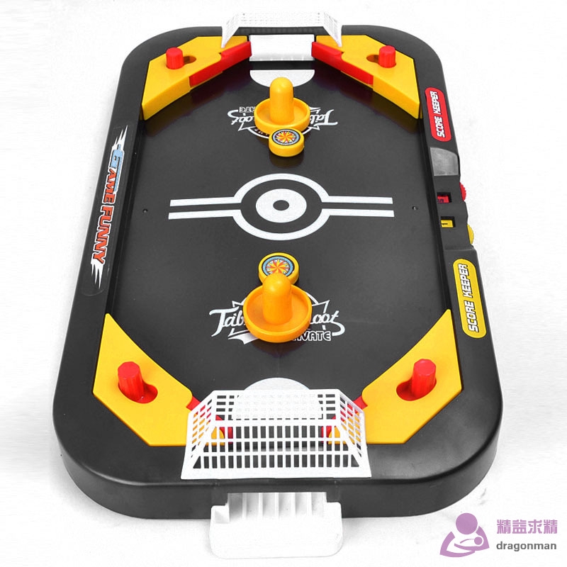 Dragon★ 2 In 1 Mini Hockey Soccer Game Arcade Style Ice Hockey Table Play Family Interactive Sports Kids Fun Toy Gifts