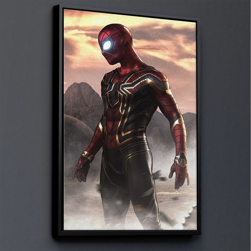 TRANH CANVAS SIÊU ANH HÙNG MARVEL treo tường in theo yêu cầu - người nhện SPIDER MAN 5