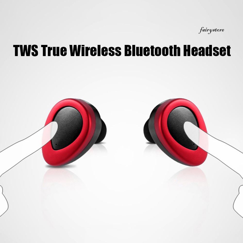 Tai Nghe Bluetooth Mini Fs + Tws-k2 Âm Thanh Stereo Sống Động