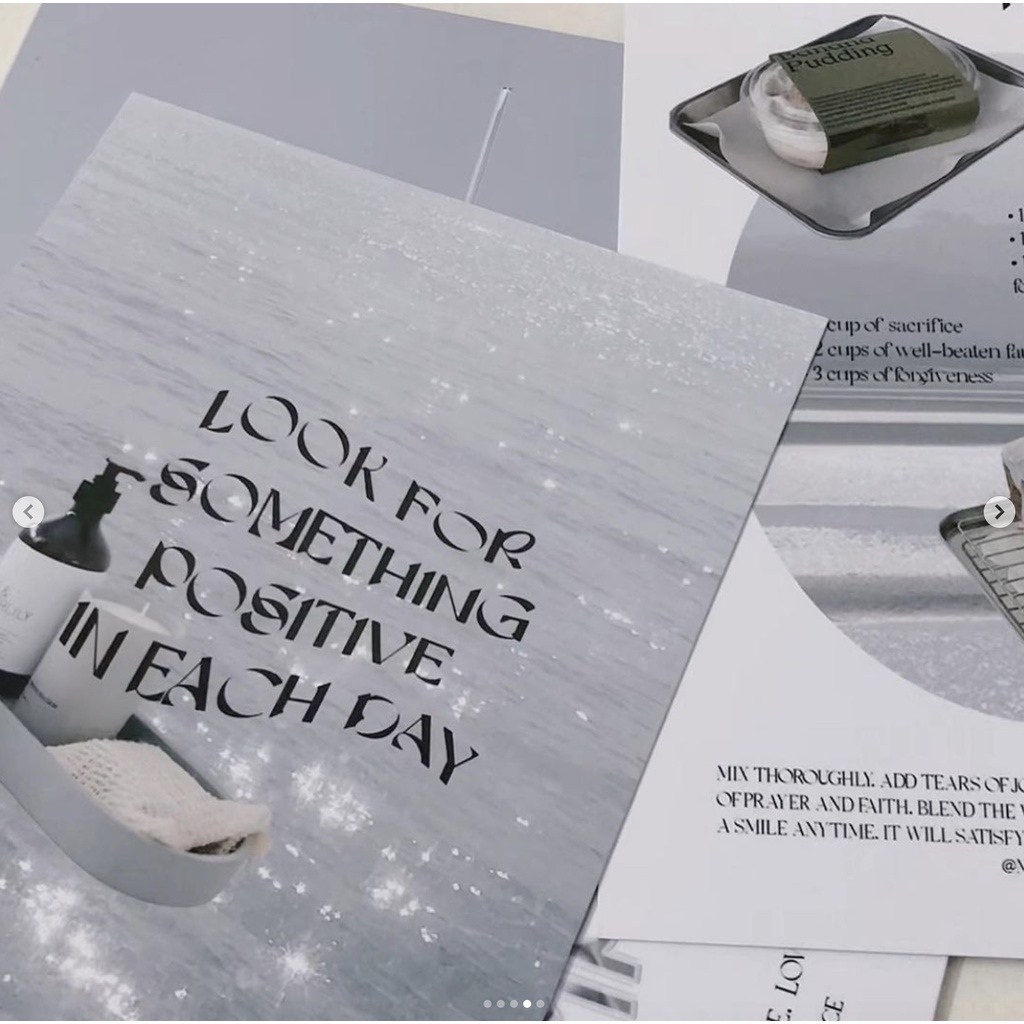 Daice || ‘𝘀𝗲𝗹𝗳-𝗰𝗮𝗿𝗲 𝗿𝗲𝗰𝗶𝗽𝗲’ combo set - set postcard và sticker trang trí