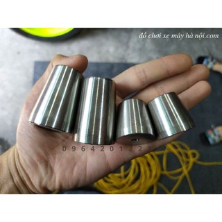 [HOT] Gù Tay Lái Xe Máy Inox 304 nguyên khối nặng 600g một đôi - ốc 6ly dài 10cm - Siêu đầm tay lái - Lắp mọi loại xe